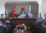 Sosyal Güvenlik Kurumu Heyetinden Başkan Sağır’a Ziyaret