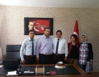 Başkandan Başkana Sürpriz Doğum Günü
